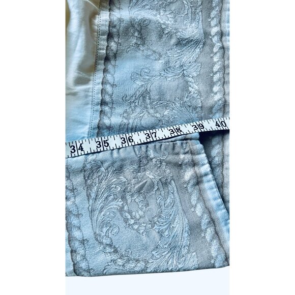 White Embroidered Egyptian Cotton Pillowcase 20"x29" Woven In Italy - Picture 7 of 7